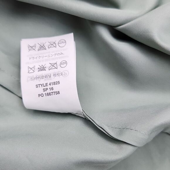 J. Crew NWT Kylie Silk Chiffon Dress in Dusty Shale Women's size 16 - Picture 9 of 9